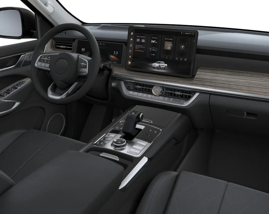 Diseño Interior GWM Poer P500 HEV