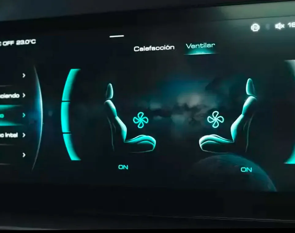 ASIENTOS VENTILADOS Y CALEFACCIONADOS